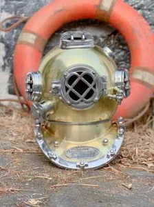 Personalized Scuba Diving Helmet Mark V US Navy Gift For Dad Home Decor Gift Mer - Picture 1 of 12
