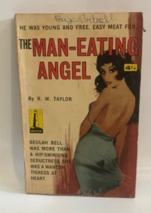 The Man-Eating Angel RW Taylor Beacon Books 180 vintage Australian 1st Ed pulp - Picture 1 of 3