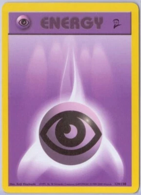 Psychic Energy - 129/130 - Common - Base Set 2 - Pokémon - MP - Image 1 of 2