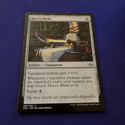 MTG Hero's Blade Fate Reforged 160/185 Regular Uncommon - Image 1 of 2