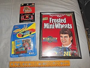 LOT OF 2 UNOPENED JEFF GORDON #24 DUPONT & JURASSIC PARK NASCAR 1:64 & BOX COVER - Picture 1 of 11