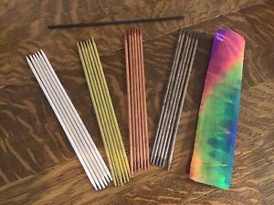 Vintage~Wood~Pioneer~Pick Up Sticks~W/POUCH~ USA Made~ Channel Craft