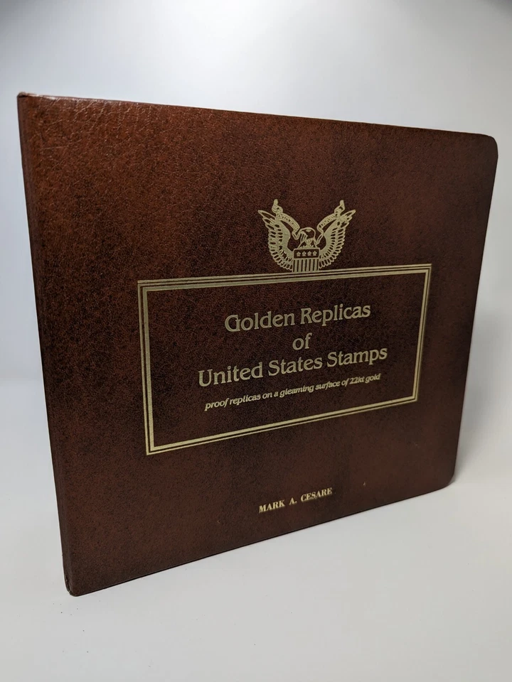 Golden Replicas of United States Stamps Proof 22K Gold, 1 Album 1984-1985 (41ct) - Image 1 of 4