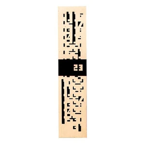 Holzkalender Maße: ca. 40 x 9 x 1,5 cm Schiebekalender - Bild 1 von 1