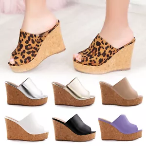 Scarpe donna sandali zeppe zeppa zatteroni sughero flatform TOOCOOL M627 - Foto 1 di 25