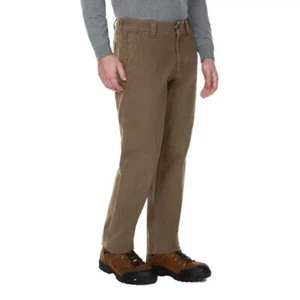 CAT Men's Flex Waist Band Cellular Pocket Utility Pants , Brown, Sz 32x32 - Picture 1 of 4