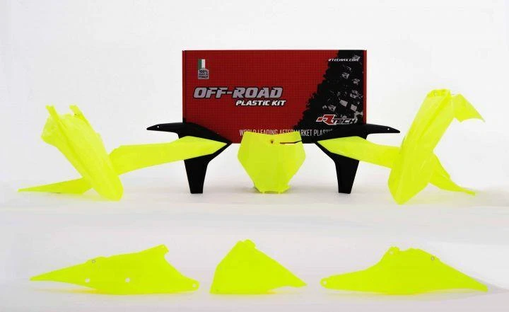 Rtech Plastikkit passt an KTM SX(F) 125 150 250 350 450 19-22 neongelb - Bild 1 von 1