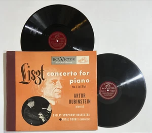 Antal Dorati Artur Rubinstein Liszt Red Seal RCA Victor 78 RPM Classical 2 Set - Picture 1 of 6