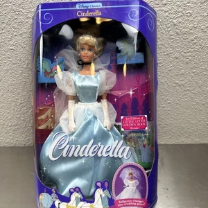 1991 Mattel Disney Classics Cinderella Barbie Doll Vintage #1624 New - Picture 1 of 3