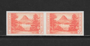 UNITED STATES SCOTT 764 MNH PAIR - 1935 9c RED ORANGE - NATIONAL PARKS ISSUE - Picture 1 of 2