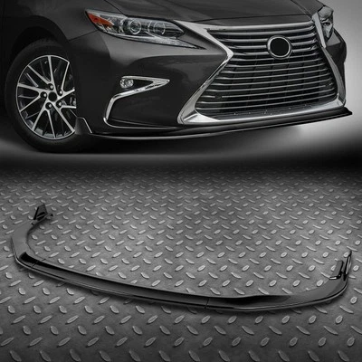 [3 PIEZAS] PARA 16-18 LEXUS ES300H ES350 ESTILO DEPORTIVO NEGRO BRILLANTE PARACHOQUES DELANTERO LAP Foto 1 de 4
