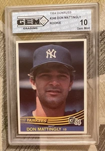 Don Mattingly Rookie 1984 Donruss #248 RC Card MLB New York Yankees GEM MINT 10 - Picture 1 of 2