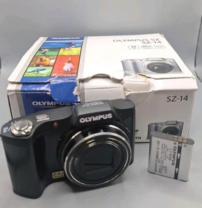 Olympus SZ-14 Boxed Digital Camera & Accessories. No Charger. VGC - Picture 1 of 12