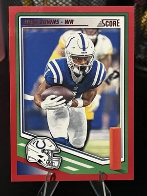 2025 Score - Josh Downs #169 Red - Image 1 of 2