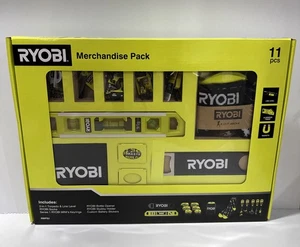Ryobi Merchandise Pack 11 Piece Brand New Socks Keychains Stubby Cooler Stickers - Picture 1 of 12