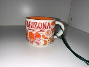 Starbucks Been There Series Ornament Arizona Ceramic Demi Cup Mug 2 oz 2021 - Picture 1 of 3