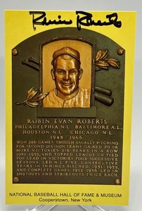 Hall of Fame Robin Roberts autographed postcard. - Picture 1 of 2