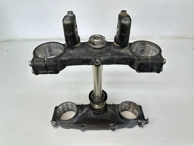 OEM 07 08 KAWASAKI KX250F UPPER & LOWER FORKS TRIPLE TREE STEERING STEM CLAMPS - Image 1 of 4