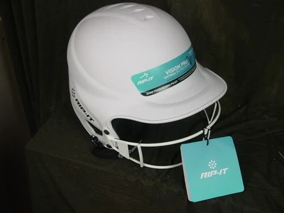 Rip-It Girls Softball Batting Helmet - White - Brand New with Tags - Medium/Larg - Image 1 of 4