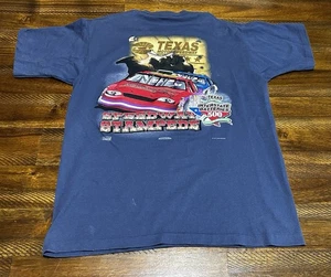 Vintage Nascar T-Shirt Texas Motor Speedway Interstate Batteries Single Stitch L - Bild 1 von 10