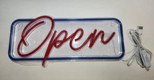 LED Open Sign Bright Neon Light Large for Restaurant Bar Pub Shop Store Business - Picture 1 of 5