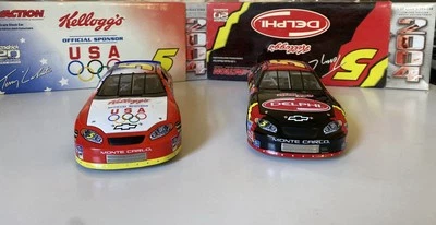 Terry Labonte #5 Kellogg’s / US Olympics / Delphi 2004 Monte Carlo 2 X NASCARS - Image 1 of 4