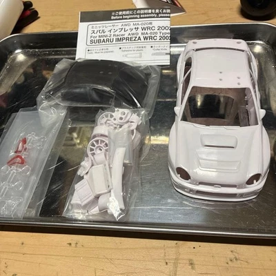 Kyosho Mini-Z White Body Subaru Impreza Rally Type ASC 1/27 - Image 1 of 4