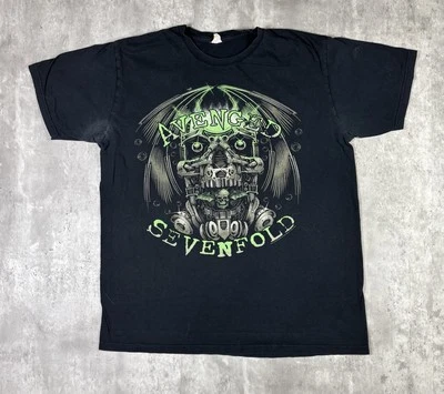 Camiseta Y2K Avenged Sevenfold Band Y2K años 90 talla XL Heavy Metal Foto 1 de 4