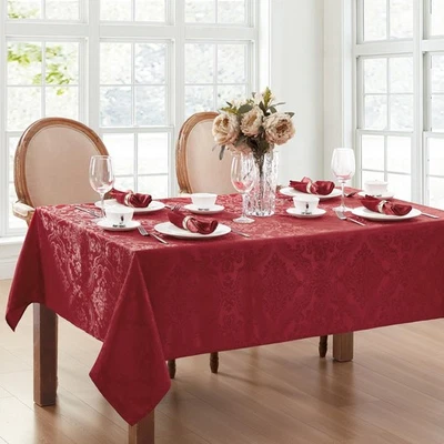 Home Fashions Caiden Elegance Damask Waterproof, Stain & Wrinkle Resistant Fa... - Image 1 of 4