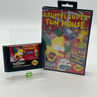 Krusty's Super Fun House (Sega Genesis, 1992) - Image 1 of 4