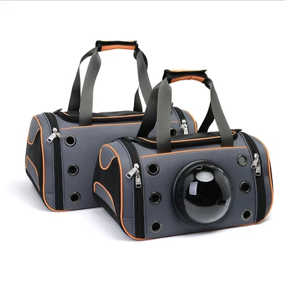 Transportador de Mascotas, Cápsula Transpirable Porta Mascotas 20′′ X 11′′ X 11′′ Foto 1 de 4