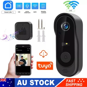 Smart WiFi Wireless Video Doorbell Phone Security Camera Door Bell Ring Intercom - Picture 1 of 18