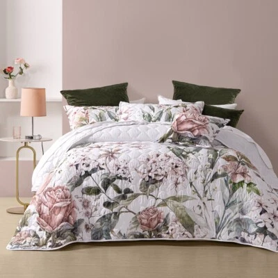 Bianca Lorna Bedspread Set White - Image 1 of 4