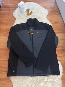 stormtech performance jacket size large mens brand new never worn black/dolphin - Picture 1 of 6
