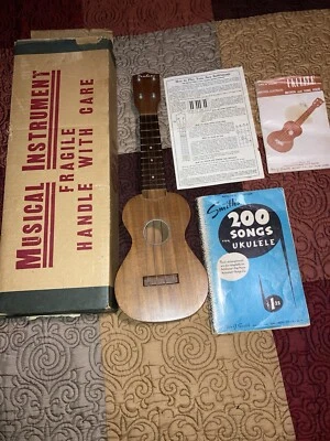 Vintage 1950s Montgomery Ward (Harmony) Ukulele Bundle - Image 1 of 4