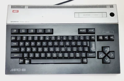 Personal computer vintage SANYO MSX MPC-100 - super raro - solo per parti di ricambio - Immagine 1 di 4