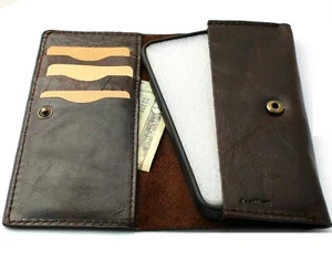 Echt Leder Hülle passend für Apple iPhone 13 Mini Wallet Abnehmbare Karten Cover Buch - Bild 1 von 10