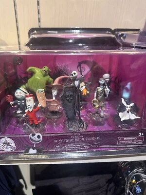 Disney Haunted Mansion 9 Piece Deluxe Figure Set Oogie Boogie Jack Sally New - Image 1 of 4