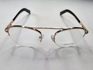 TOM FORD TF5451 28B GOLD HAVANNA HALBRAND OPTISCHER RAHMEN EYESIZE 48-19-140 ITALIEN - Bild 1 von 8