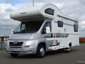 2014 PEUGEOT 2.2 DIESEL ELDDIS MAJESTIC 180 MOTORHOME 6 BERTH 6 BELT 3500kg - Picture 1 of 23