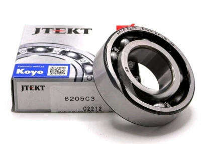 KOYO 6205 C3 JTEKT DEEP GROOVE BALL BEARING, OPEN, NO SEALS 25x52x15mm - Image 1 of 3