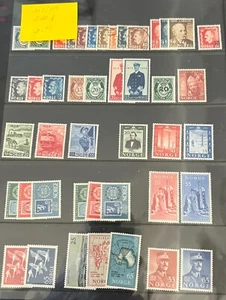 Norway Scott 307/359 Selection of Mint Mostly Never Hinged See Scan - Picture 1 of 1