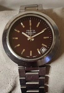 Vintage Automatic Armbanduhr Zenith in Edelstahl – Cal. 2562PC – mit Datum - Picture 1 of 12