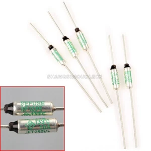 5PCS SF129E SEFUSE Cutoffs NEC Thermal Fuse 10A 250V 133°C 133 Degree - Picture 1 of 4