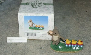 CHARMING TAILS "KEEP ALL YOUR DUCKS IN A ROW" FITZ AND FLOYD 88/108 - Imagen 1 de 4