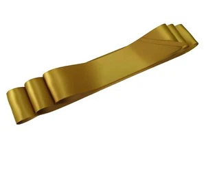 Wedding Ribbon Sash Bridal Sash Belt Gold - Picture 1 of 4