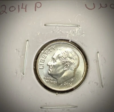 2014 P Roosevelt Dime UNCIRCULATED Mint State FAST SHIPPING - Image 1 of 4