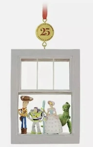 Disney TOY STORY 25th Anniv Sketchbook Ornament 2020 Buzz REX Bo Peep WOODY - Picture 1 of 3