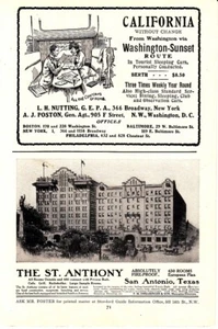 The St. Anthony San Antonio Texas TX Hotel años 1910/1920? Anuncio - Imagen 1 de 1