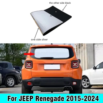 Ajuste para Jeep Renegade 2015-2024 para-brisa traseiro privacidade personalizado para-sol - Imagem 1 de 4